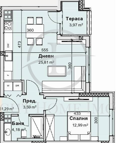 Продава 2-СТАЕН, гр. Пловдив, Остромила, снимка 5 - Aпартаменти - 48712405