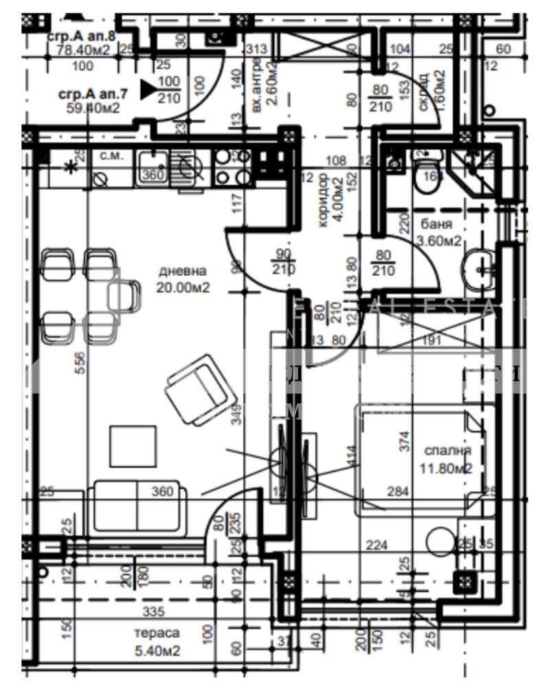 Продава  2-стаен град Пловдив , Беломорски , 67 кв.м | 60483637 - изображение [2]