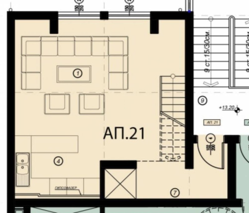 Zu verkaufen  3+ Schlafzimmer Sofia , Manastirski liwadi , 121 qm | 23913389 - Bild [4]