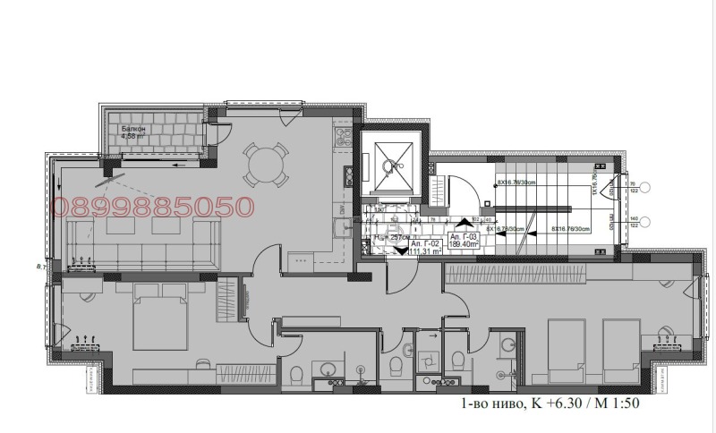 Продава  Мезонет град София , Витоша , 267 кв.м | 52391509