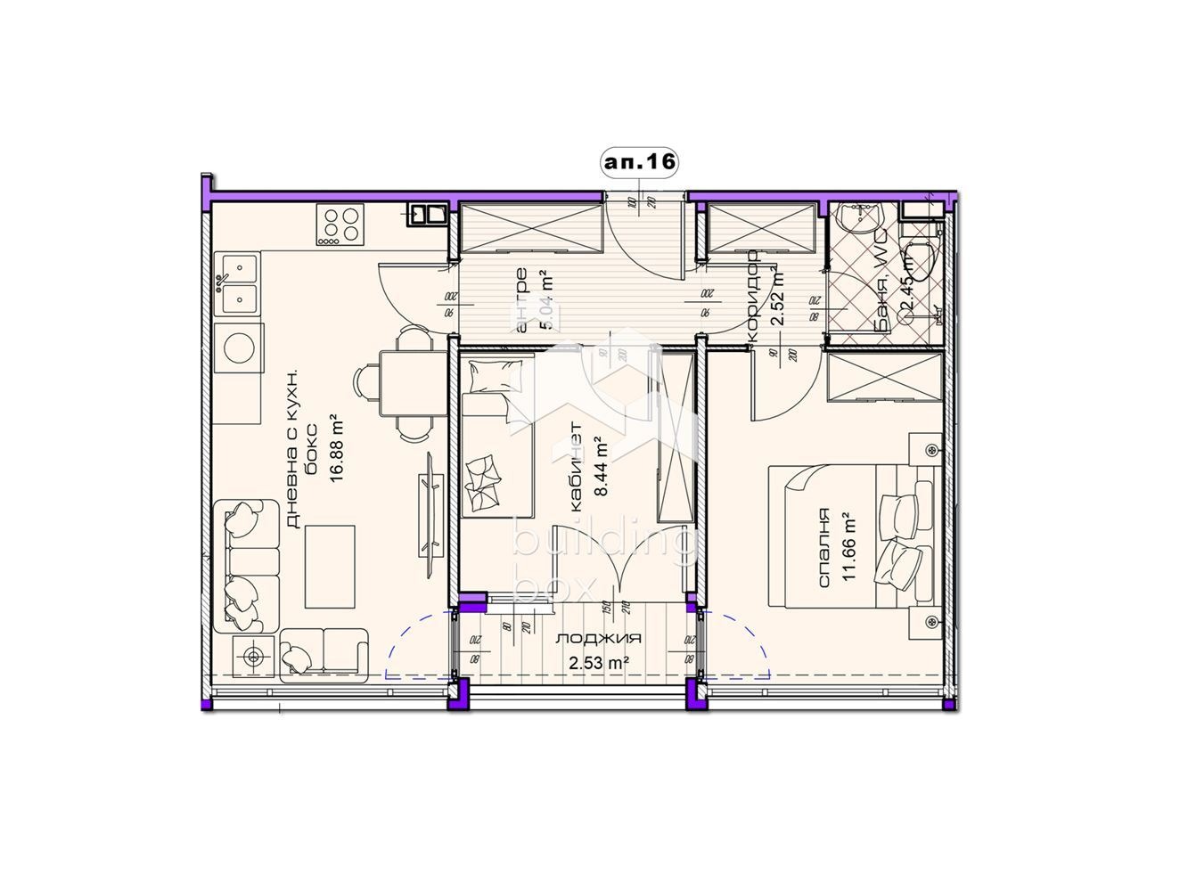 Продава 3-СТАЕН, гр. Шумен, Добруджански, снимка 2 - Апартаменти - 54914310