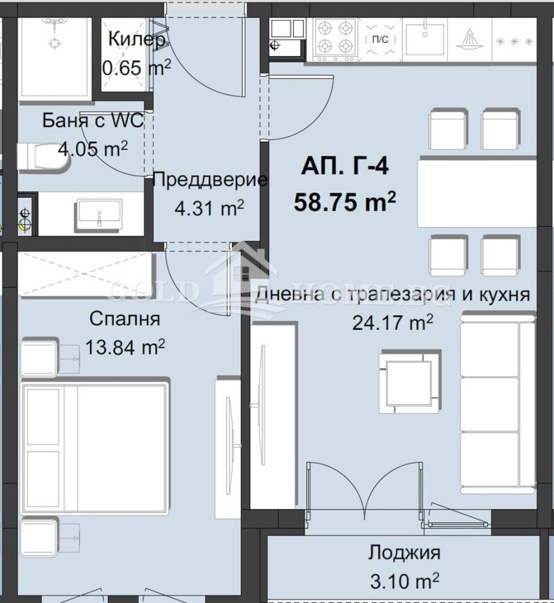 Продава 2-СТАЕН, гр. Пловдив, Христо Смирненски, снимка 6 - Aпартаменти - 47063628