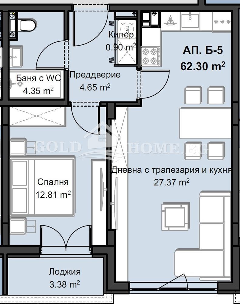 Продава 2-СТАЕН, гр. Пловдив, Христо Смирненски, снимка 10 - Aпартаменти - 47063628