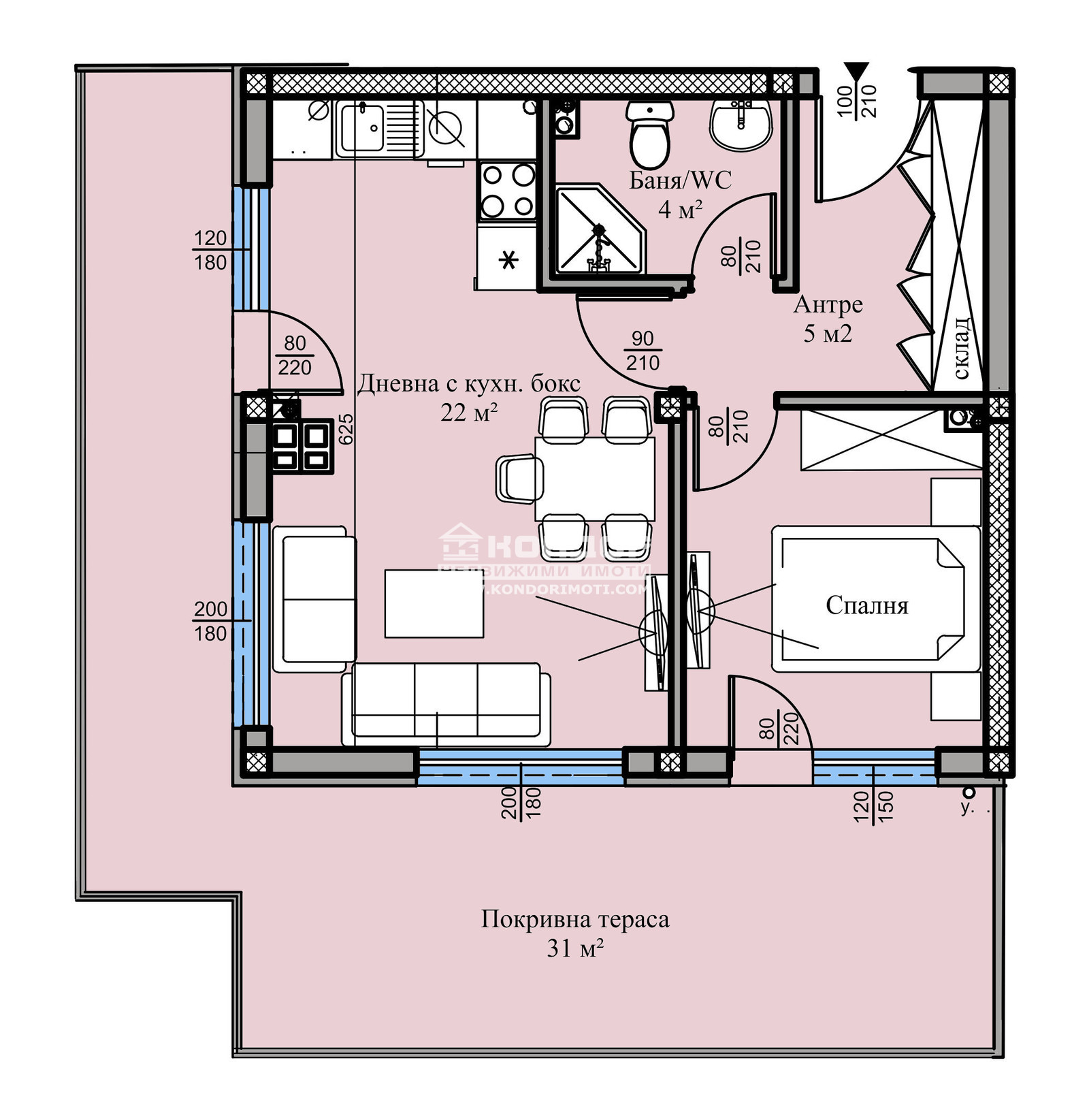 Продава 2-СТАЕН, гр. Пловдив, Христо Смирненски, снимка 2 - Апартаменти - 49954645