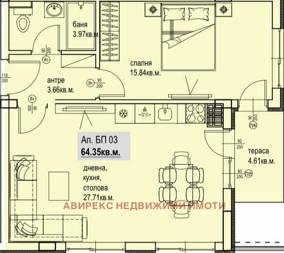 Продава 2-СТАЕН, гр. Пловдив, Кършияка