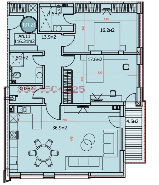 Продава 3-СТАЕН, гр. София, Драгалевци, снимка 7 - Апартаменти - 53539542