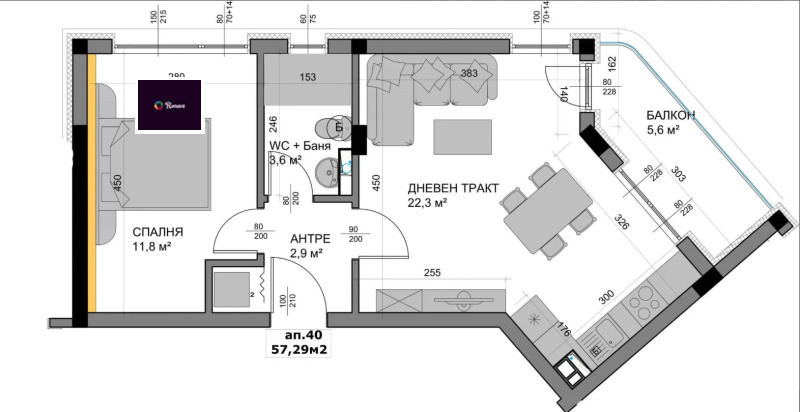 Продава 2-СТАЕН, гр. Варна, Владислав Варненчик 1, снимка 5 - Aпартаменти - 49099657