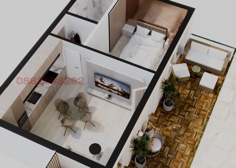 Продава 2-СТАЕН, гр. Варна, Изгрев, снимка 4 - Апартаменти - 52796319