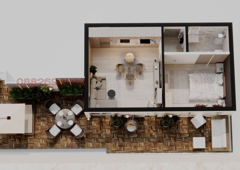 Продава 2-СТАЕН, гр. Варна, Изгрев, снимка 2 - Апартаменти - 53429221