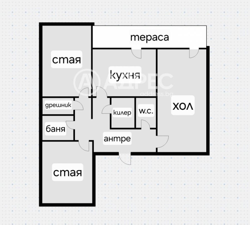 Продава 3-СТАЕН, гр. София, Лозенец, снимка 3 - Aпартаменти - 49114427