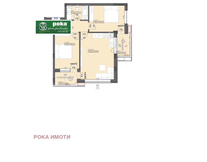 Продава 3-СТАЕН, гр. Стара Загора, Железник - център, снимка 4 - Апартаменти - 52686060
