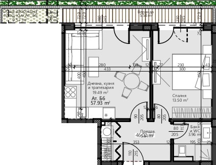 Zu verkaufen  1 Schlafzimmer Burgas , Sarafowo , 68 qm | 20509697 - Bild [2]