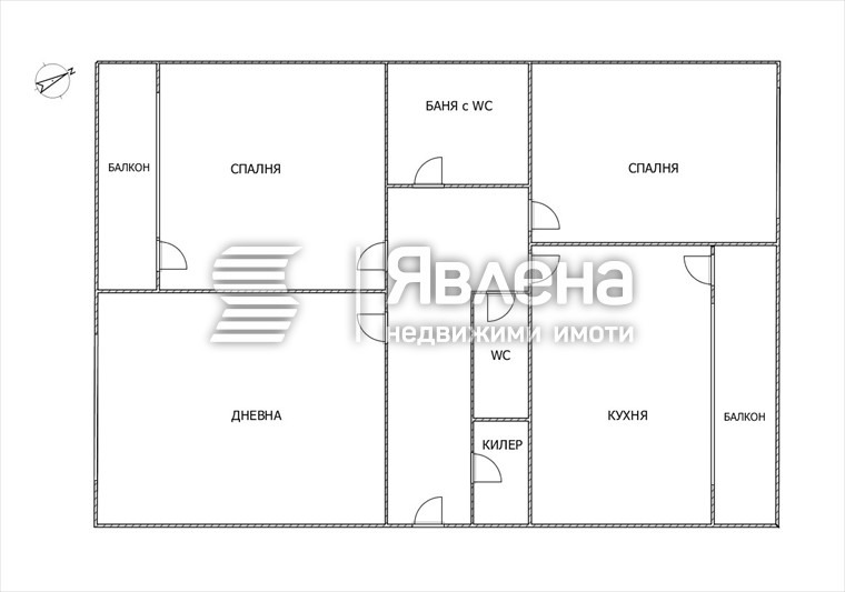 Продава 3-СТАЕН, гр. София, Света Троица, снимка 2 - Aпартаменти - 49185801