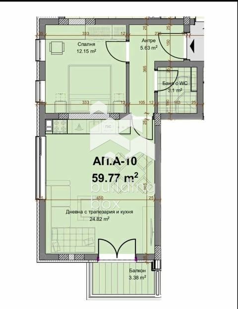 Na prodej  1 ložnice Plovdiv , Christo Smirnenski , 74 m2 | 18731565 - obraz [2]