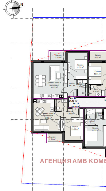 Продава 2-СТАЕН, гр. София, Левски В