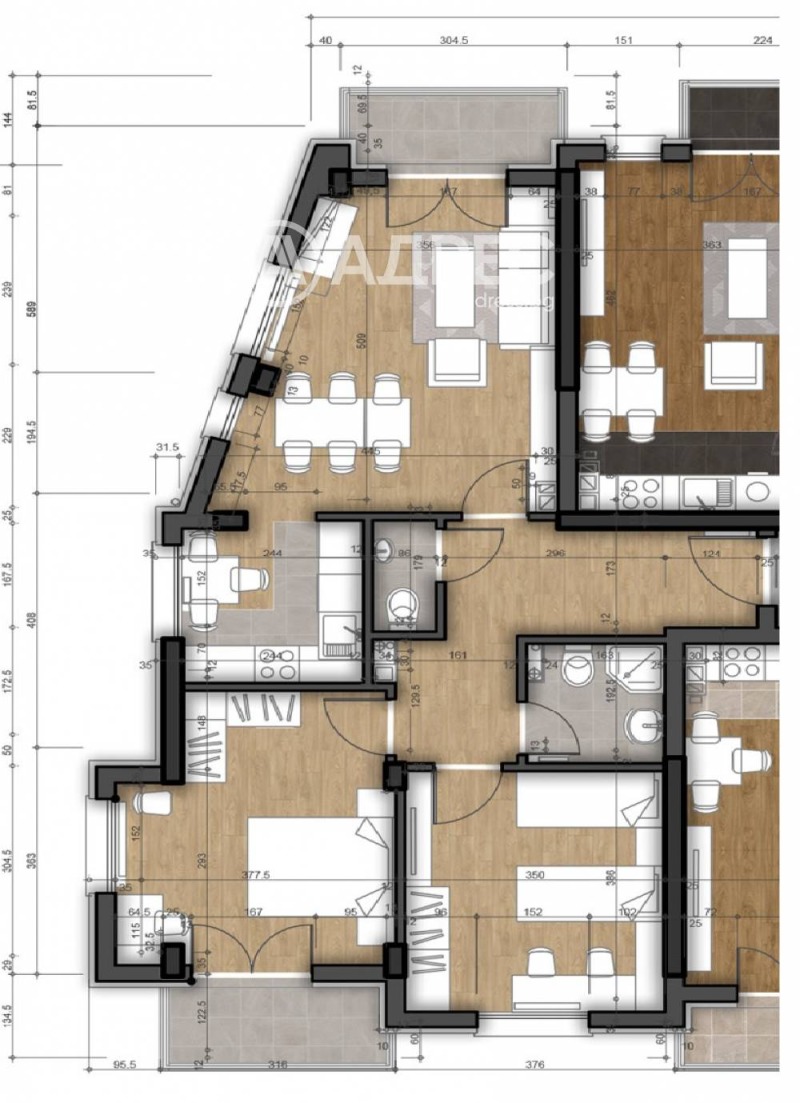 Satılık  2 yatak odası Sofia , Levski V , 116 metrekare | 30745203