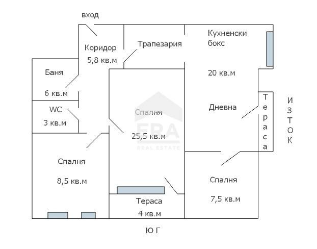 Продава 4-СТАЕН, гр. Варна, Цветен квартал, снимка 9 - Апартаменти - 55091813