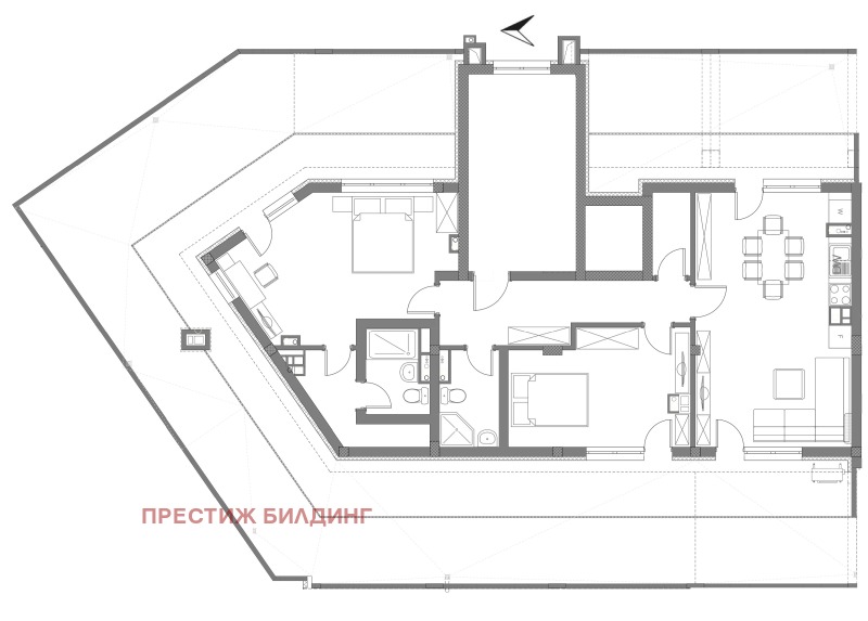 Na sprzedaż  2 sypialnie Sofia , Darwenica , 180 mkw | 65071944 - obraz [3]