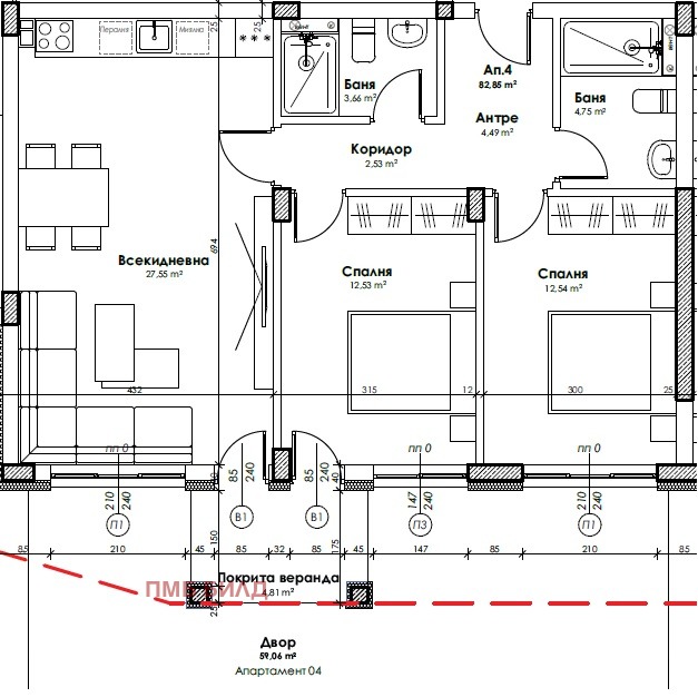 De vânzare  2 dormitoare Plovdiv , Proslav , 154 mp | 74447132 - imagine [3]