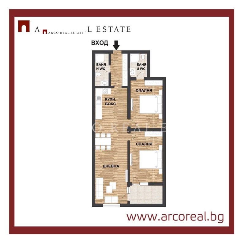 Продава 3-СТАЕН, гр. София, Кръстова вада, снимка 2 - Апартаменти - 53035357