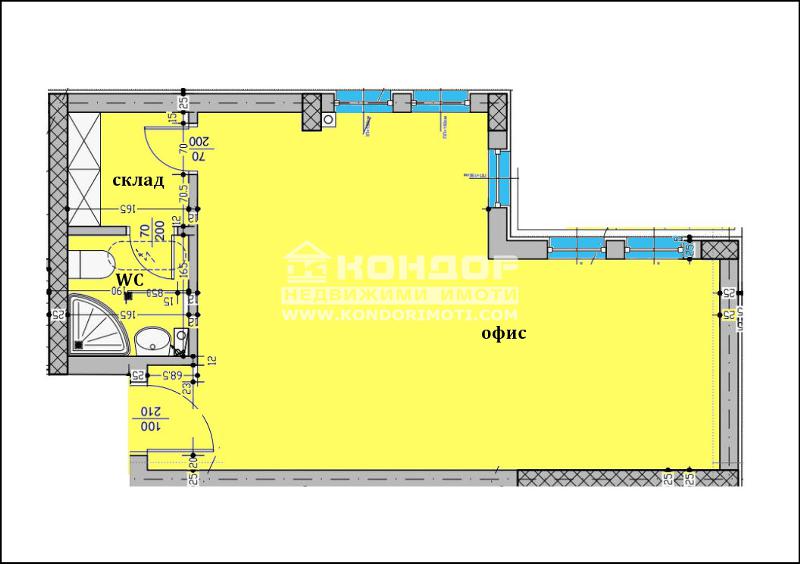 À vendre  Bureau Plovdiv , Tsentar , 47 m² | 12353243 - image [2]