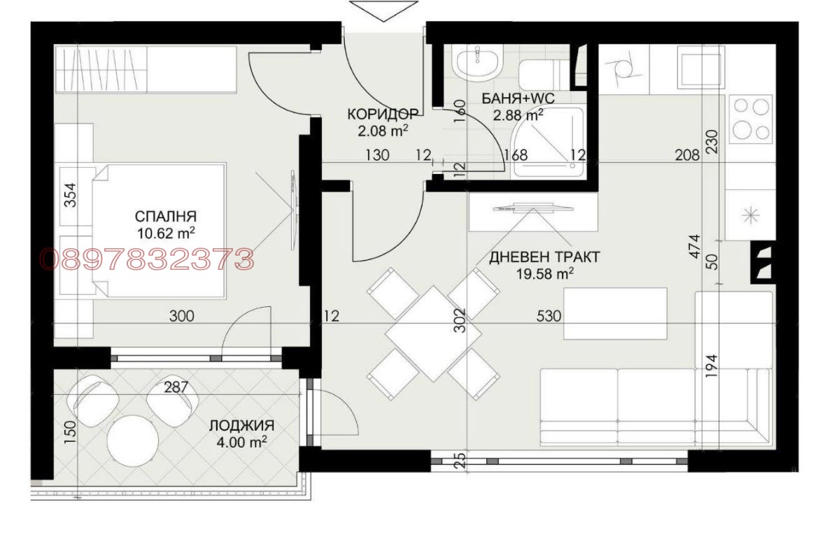 Продава 2-СТАЕН, гр. Варна, Кайсиева градина, снимка 7 - Апартаменти - 54680150