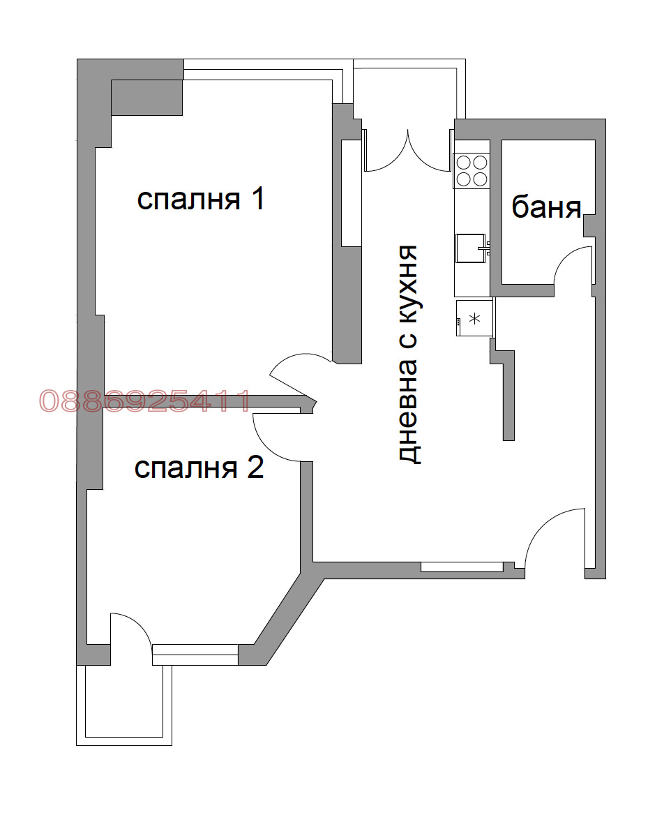 Продава 3-СТАЕН, гр. София, Център, снимка 13 - Апартаменти - 56161220