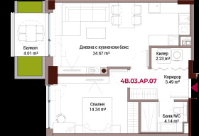 1 dormitorio Lozenets, Sofia 2