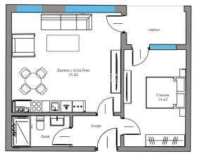 1 chambre Vastanitcheski, Plovdiv 6