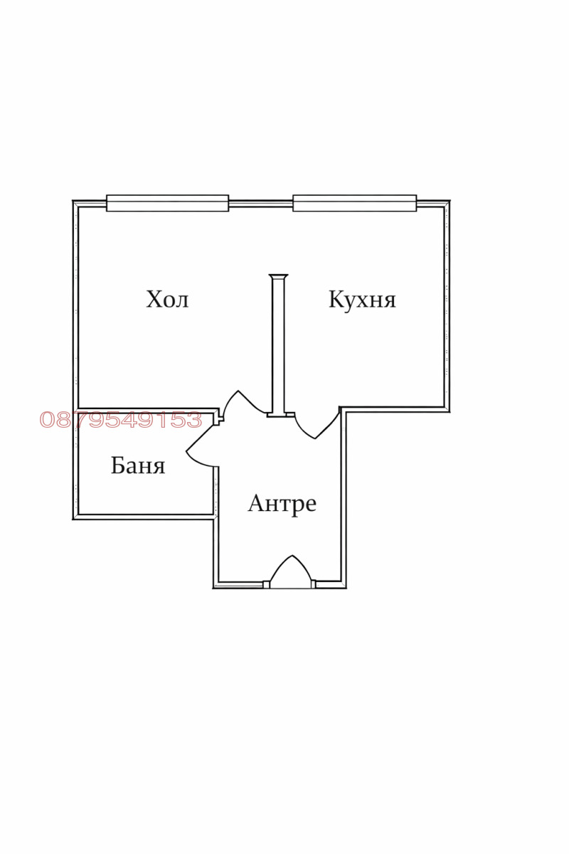 Продава 1-СТАЕН, гр. София, Стрелбище