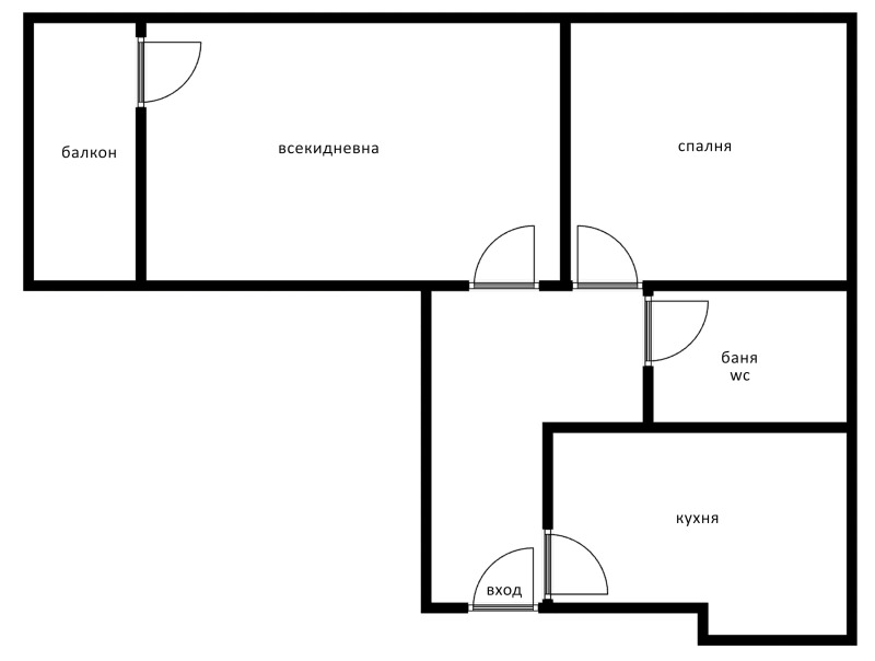 Zu verkaufen  1 Schlafzimmer Sofia , Iztok , 60 qm | 39605702 - Bild [2]