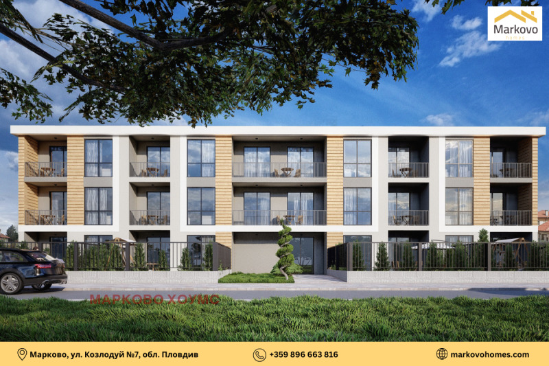 In vendita  1 camera da letto regione Plovdiv , Markovo , 66 mq | 55752352 - Immagine [2]
