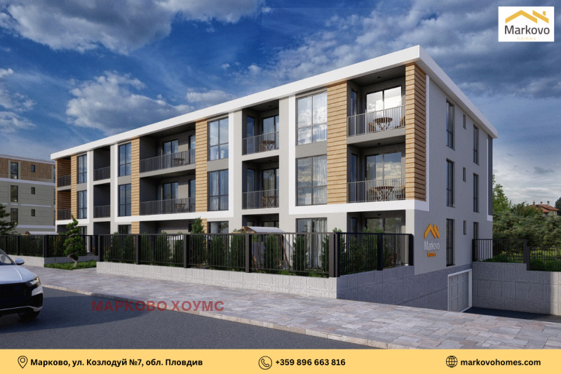 In vendita  1 camera da letto regione Plovdiv , Markovo , 66 mq | 55752352 - Immagine [3]