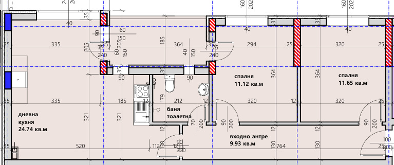 In vendita  2 camere da letto Ruse , Tsentralen iugen rajon , 102 mq | 61519651 - Immagine [2]