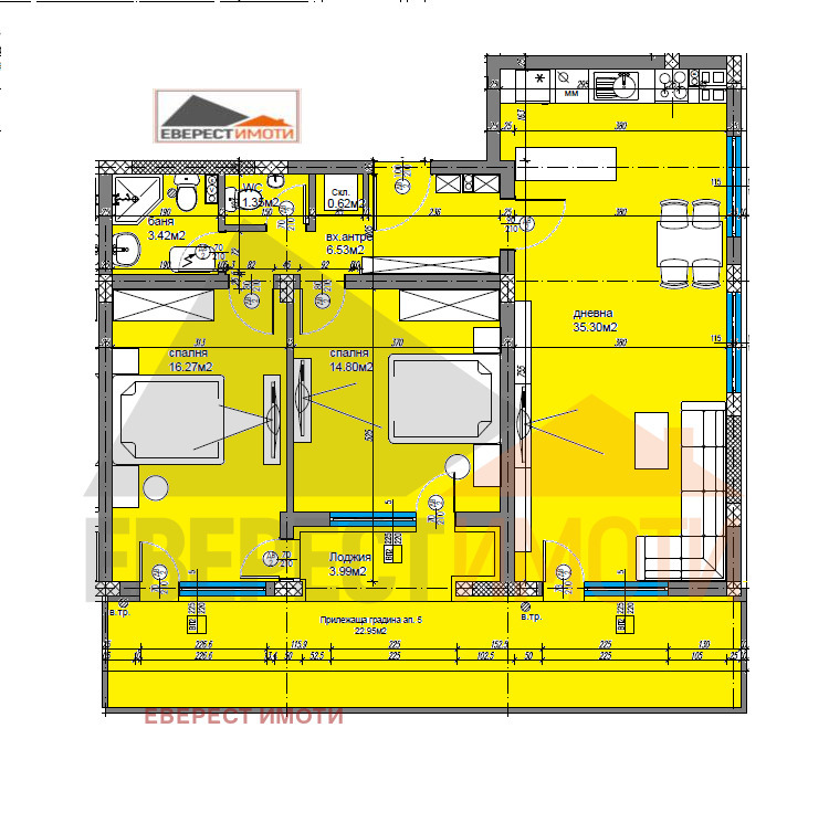 Продава 3-СТАЕН, гр. Пловдив, Въстанически, снимка 2 - Апартаменти - 55404524