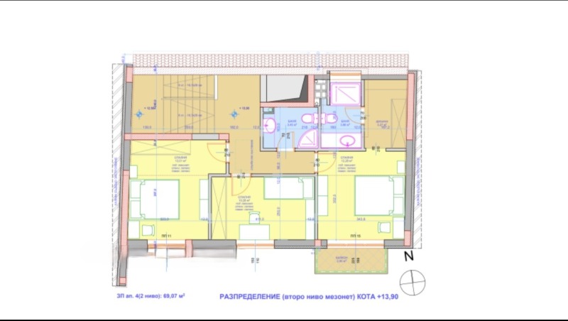 Продава МЕЗОНЕТ, гр. София, Триъгълника, снимка 7 - Aпартаменти - 46750356