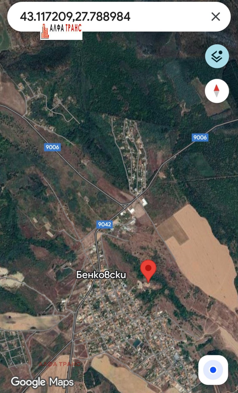 Продава ЗЕМЕДЕЛСКА ЗЕМЯ, с. Бенковски, област Варна, снимка 2 - Земеделска земя - 53113346