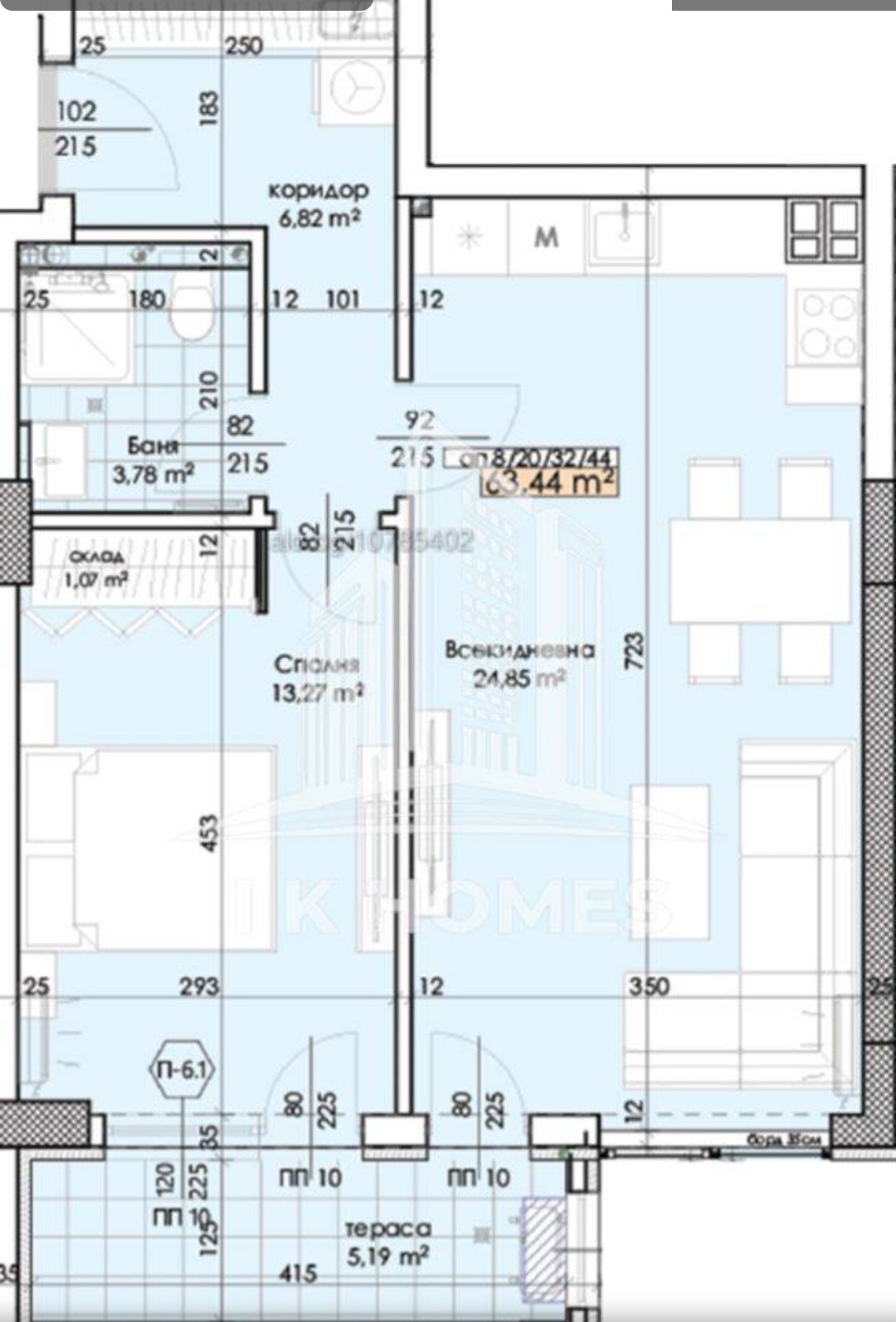 Продава 2-СТАЕН, гр. Пловдив, Тракия, снимка 2 - Апартаменти - 53992758