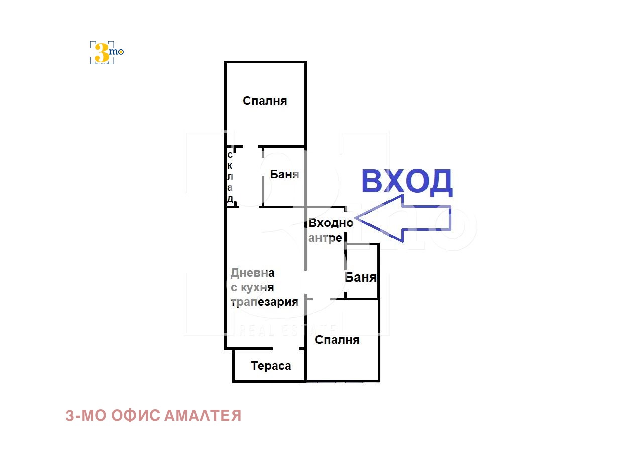 Продава 3-СТАЕН, гр. София, Зона Б-19, снимка 2 - Апартаменти - 52128039