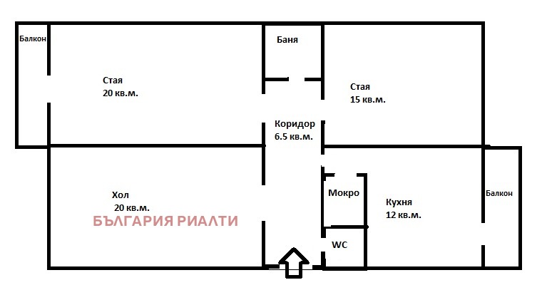 Продава 4-СТАЕН, гр. София, Красна поляна 3, снимка 13 - Апартаменти - 54628943