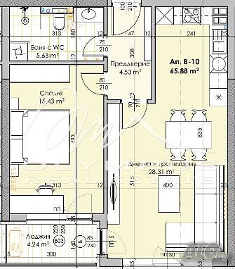 Продается  1 спальня Пловдив , Кършияка , 80 кв.м | 80365352 - изображение [2]