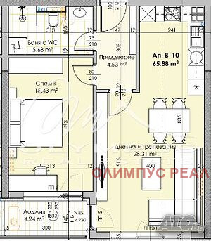 En venta  1 dormitorio Plovdiv , Karshiyaka , 80 metros cuadrados | 80365352 - imagen [2]