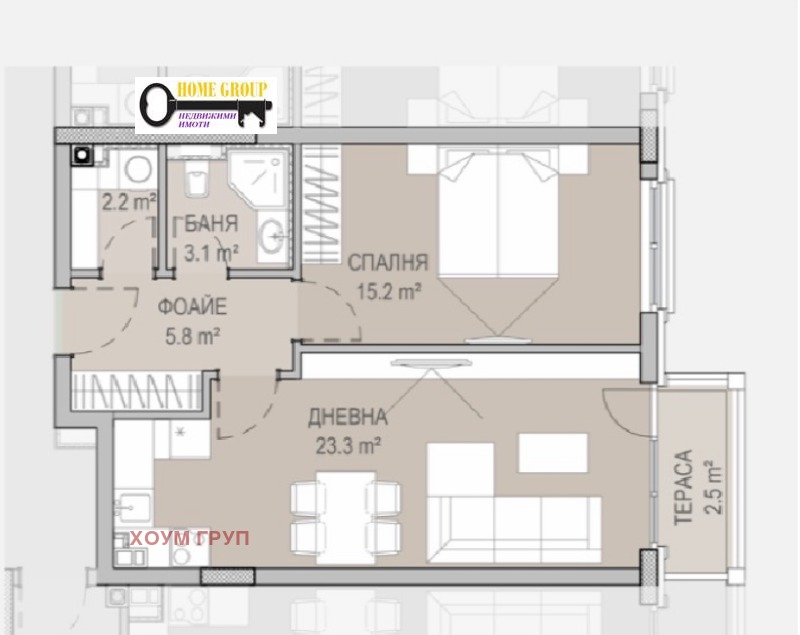 En venta  1 dormitorio Sofia , Krastova vada , 71 metros cuadrados | 35821645 - imagen [11]