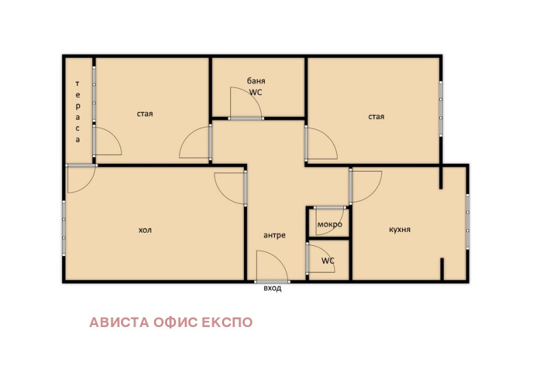 De vânzare  2 dormitoare Sofia , Liulin 4 , 80 mp | 99928431 - imagine [6]