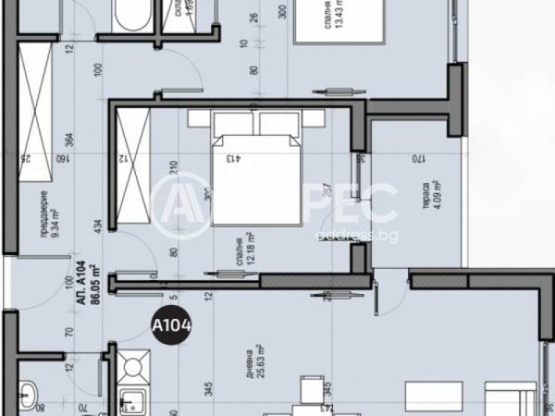Na prodej  2 ložnice Sofia , Ljulin 5 , 100 m2 | 41961095