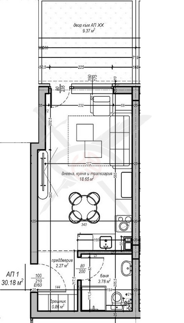 Продава 1-СТАЕН, гр. София, Малинова долина, снимка 1 - Aпартаменти - 48613690