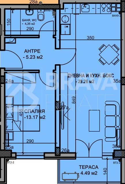 Продава 2-СТАЕН, гр. Пловдив, Кючук Париж, снимка 2 - Апартаменти - 52408046