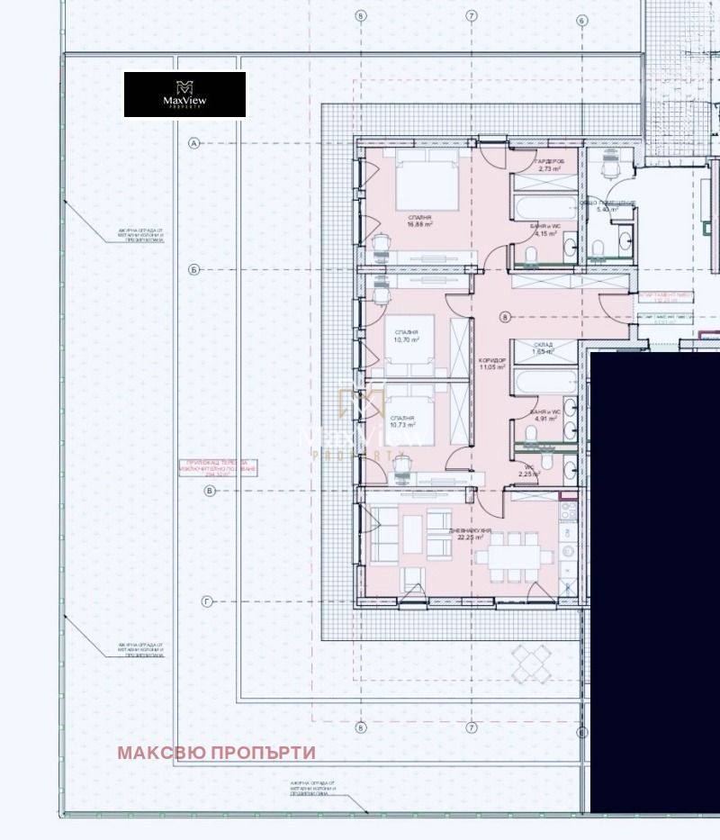 Продава 4-СТАЕН, гр. София, Малинова долина, снимка 3 - Апартаменти - 52824398