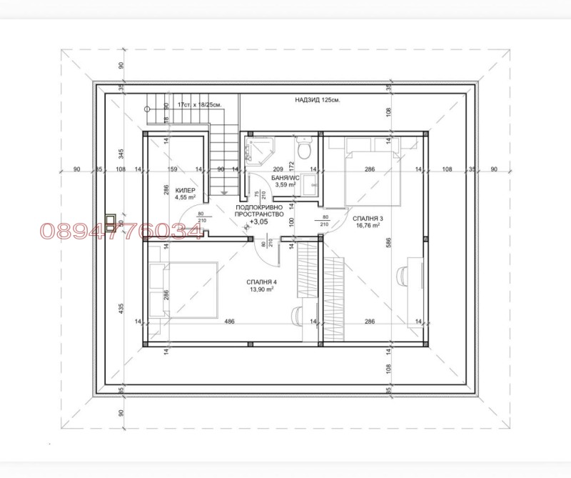 Продава КЪЩА, с. Приселци, област Варна, снимка 16 - Къщи - 52785804
