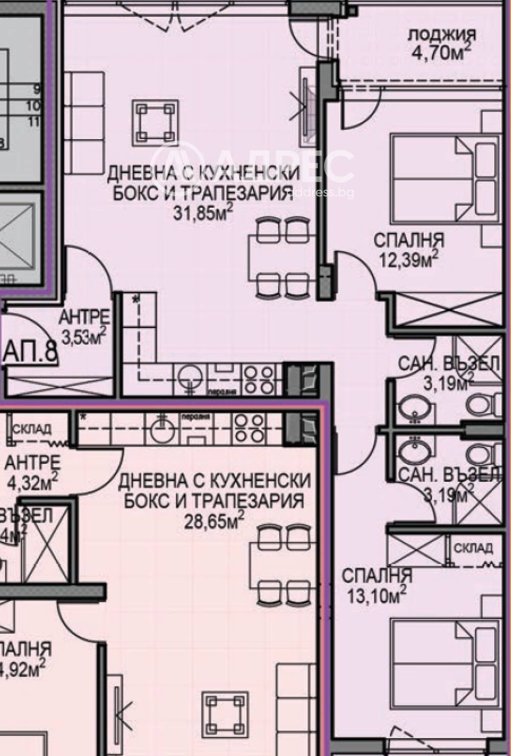 Продава 3-СТАЕН, гр. София, Обеля 2